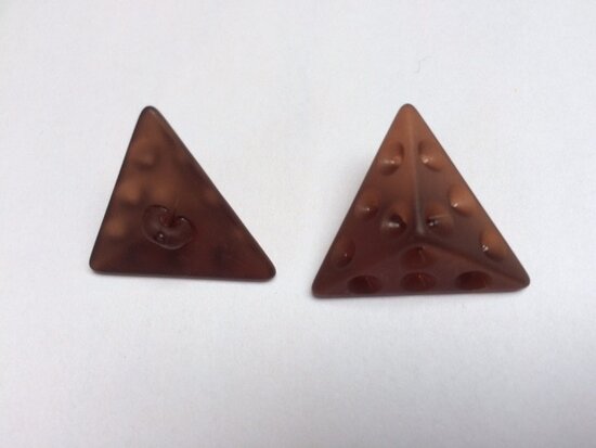 bruine driehoek 25 mm