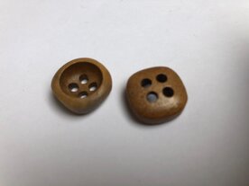 houten knoop  16 mm