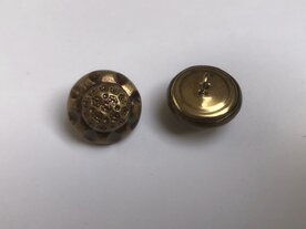 koperkleurige  knoop 18 mm