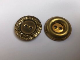 goudkleurige knopen  22 mm