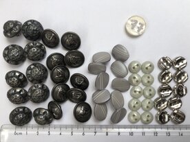 set 77  zilverkleurig