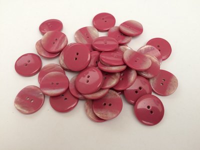 roze knopen 19 mm